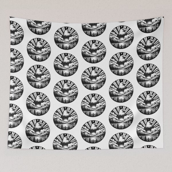 Item preview, American eagle, patriotic eagle, eagle drawing designed and sold by Kr1tos.
