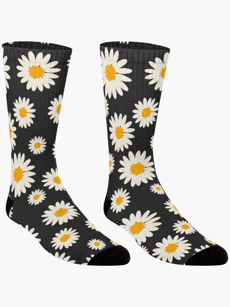 Thumbnail 3 of 5, Socks, floral pattern designed and sold by TrPatternLab.
