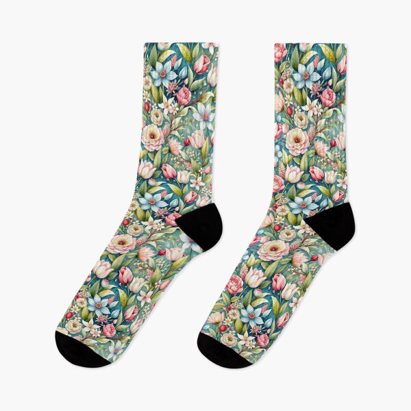 Item preview, Flowers pattern designed and sold by MariInk.
