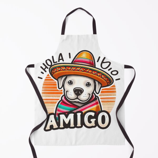 Artikelvorschau, Hola Amigo - Süßes und lustiges Dogo Argentino Design entworfen und verkauft von DethLock.