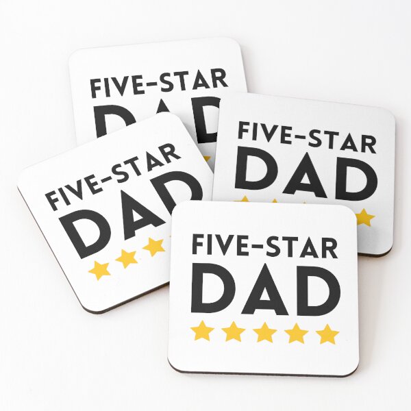 Item preview, Five-Star Dad  designed and sold by GRINspiration.