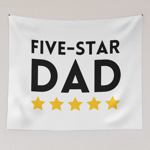 Item preview, Five-Star Dad  designed and sold by GRINspiration.