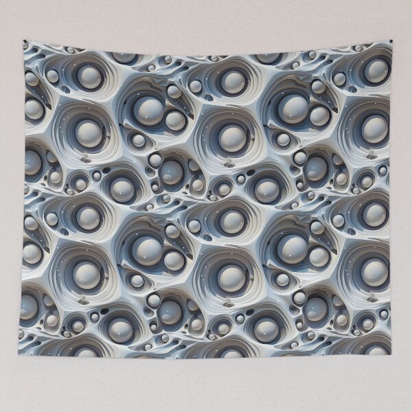 Item preview, Organic 3D Spheres Pattern designed and sold by SAFORDO.