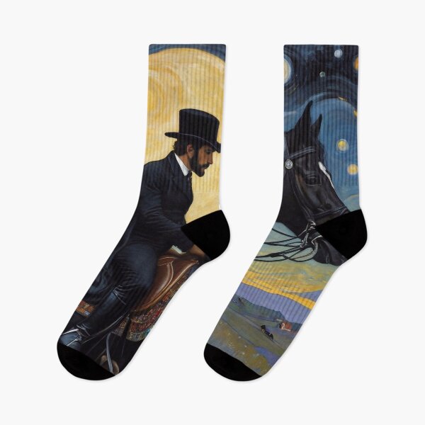 Item preview, A gentleman on a black horse designed and sold by M-Y-A-R-T-.