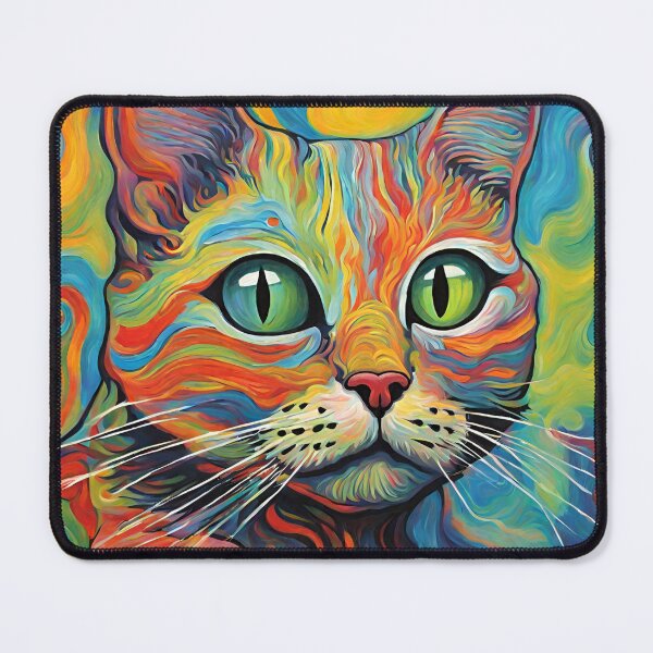 Item preview, Psychedelic Cat designed and sold by Blue Eye.