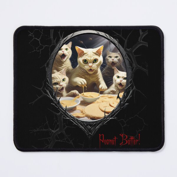 Item preview, Cats & Kittens Making A Huge Peanut Butter Mess designed and sold by FatCatStudios.