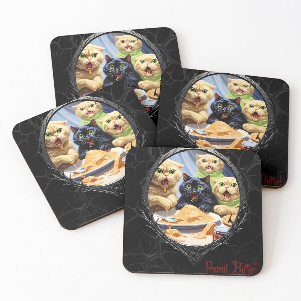 Item preview, Cats & Kittens Making A Huge Peanut Butter Mess designed and sold by FatCatStudios.