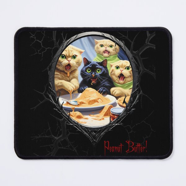 Item preview, Cats & Kittens Making A Huge Peanut Butter Mess designed and sold by FatCatStudios.