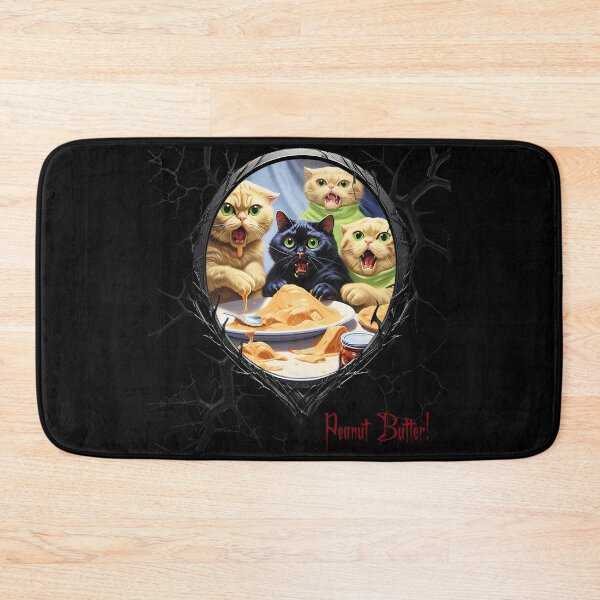Item preview, Cats & Kittens Making A Huge Peanut Butter Mess designed and sold by FatCatStudios.