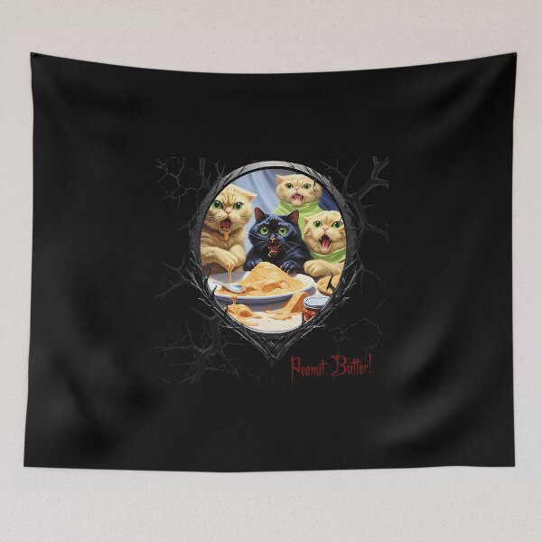 Item preview, Cats & Kittens Making A Huge Peanut Butter Mess designed and sold by FatCatStudios.