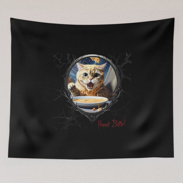 Item preview, Cats & Kittens Making A Huge Peanut Butter Mess designed and sold by FatCatStudios.