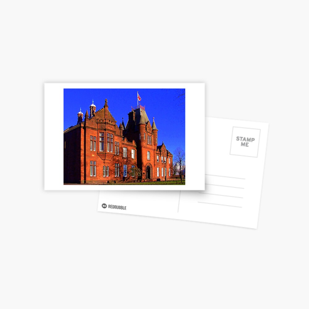 Municipal Building Dumbarton Postcard