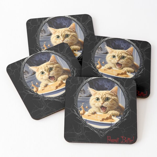 Item preview, Cats & Kittens Making A Huge Peanut Butter Mess designed and sold by FatCatStudios.