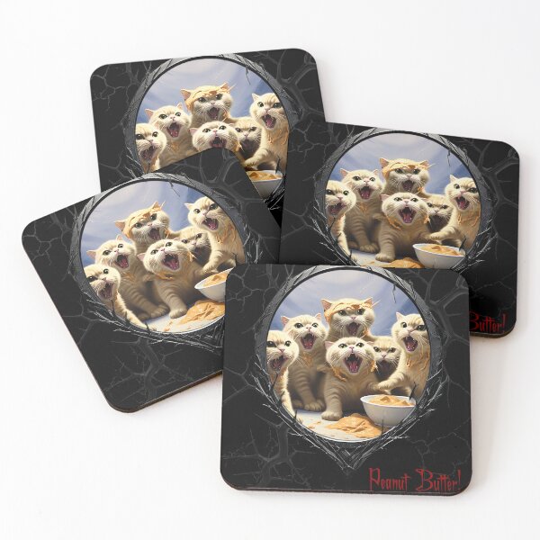 Item preview, Cats & Kittens Making A Huge Peanut Butter Mess designed and sold by FatCatStudios.