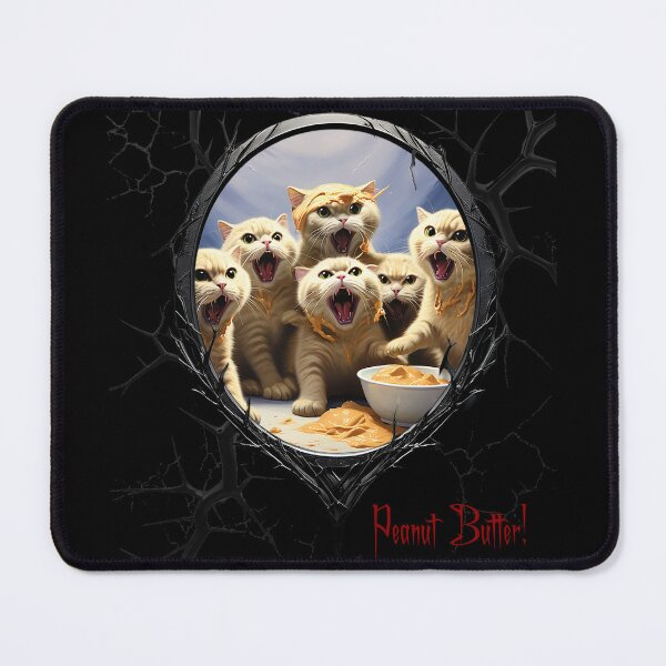 Item preview, Cats & Kittens Making A Huge Peanut Butter Mess designed and sold by FatCatStudios.