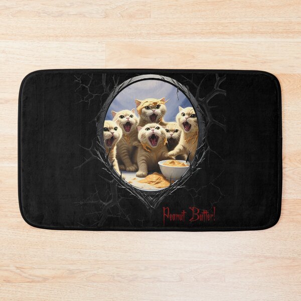 Item preview, Cats & Kittens Making A Huge Peanut Butter Mess designed and sold by FatCatStudios.