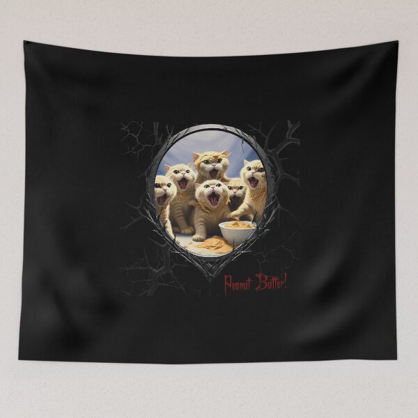 Item preview, Cats & Kittens Making A Huge Peanut Butter Mess designed and sold by FatCatStudios.