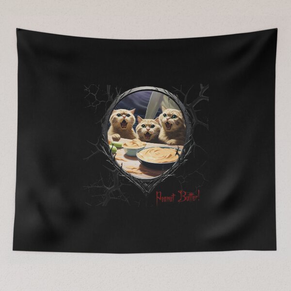 Item preview, Cats & Kittens Making A Huge Peanut Butter Mess designed and sold by FatCatStudios.