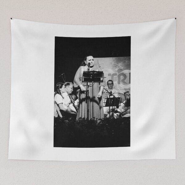 Item preview, Evening Songs Triana Black and White Vertical designed and sold by eddiebarronshop.