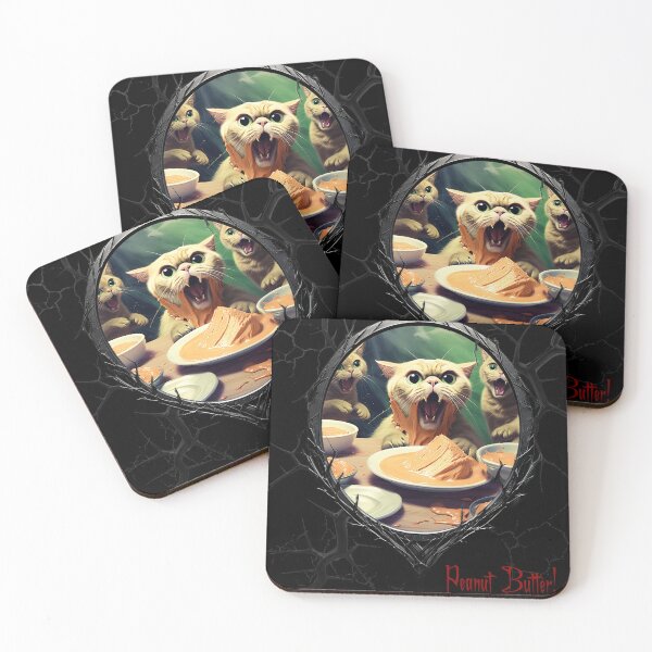Item preview, Cats & Kittens Making A Huge Peanut Butter Mess designed and sold by FatCatStudios.