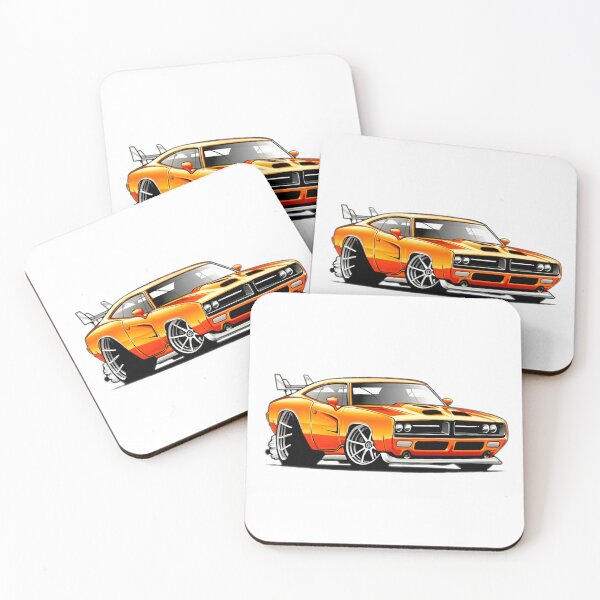Item preview, Ride: Vintage Orange Classic Car  designed and sold by Infinity Elegance.