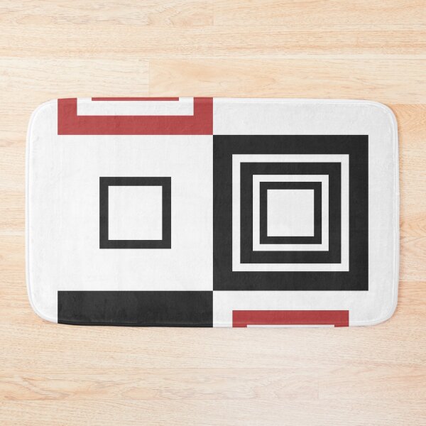 Item preview, Bauhaus red and black squares designed and sold by KMA Home Design.