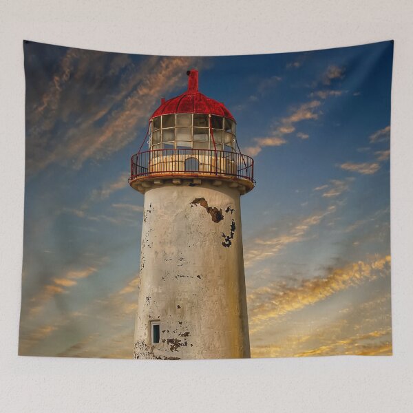 Item preview, Point of Ayr Lighthouse Sunset designed and sold by AJEvans.