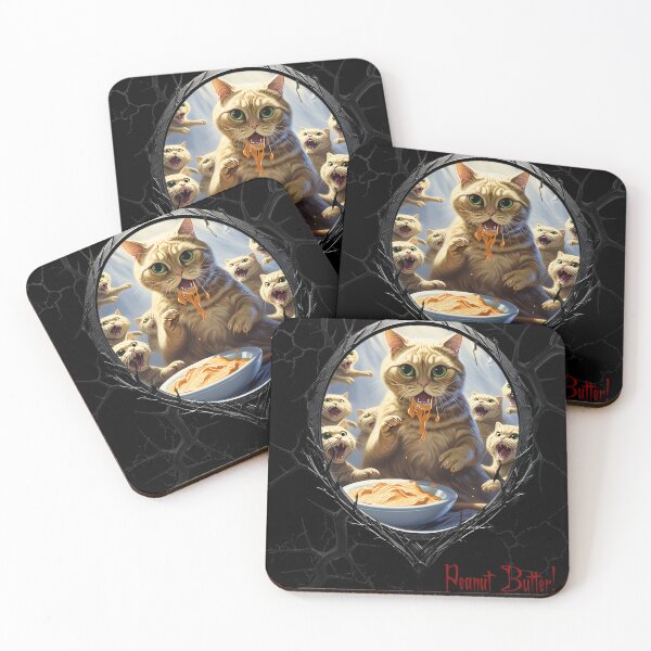 Item preview, Cats & Kittens Making A Huge Peanut Butter Mess designed and sold by FatCatStudios.