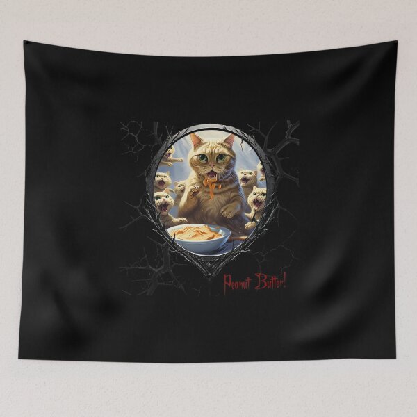 Item preview, Cats & Kittens Making A Huge Peanut Butter Mess designed and sold by FatCatStudios.