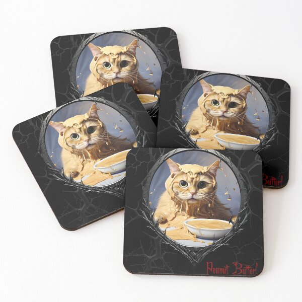 Item preview, Cats & Kittens Making A Huge Peanut Butter Mess designed and sold by FatCatStudios.