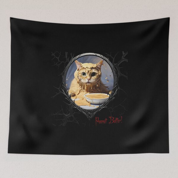 Item preview, Cats & Kittens Making A Huge Peanut Butter Mess designed and sold by FatCatStudios.