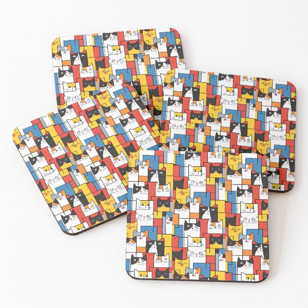Item preview, Colorful Cat Abstract designed and sold by Piotrek0001.