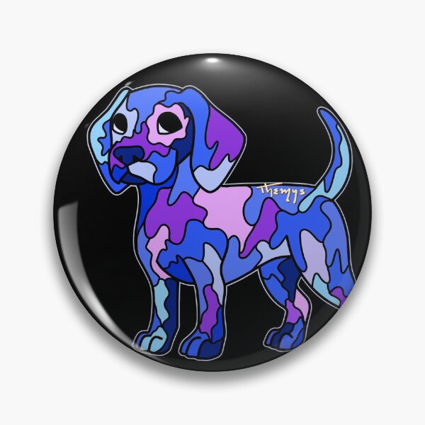Item preview, Color beagles blue designed and sold by Themys24.