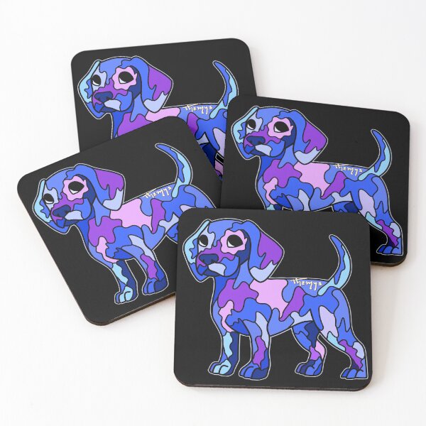 Item preview, Color beagles blue designed and sold by Themys24.