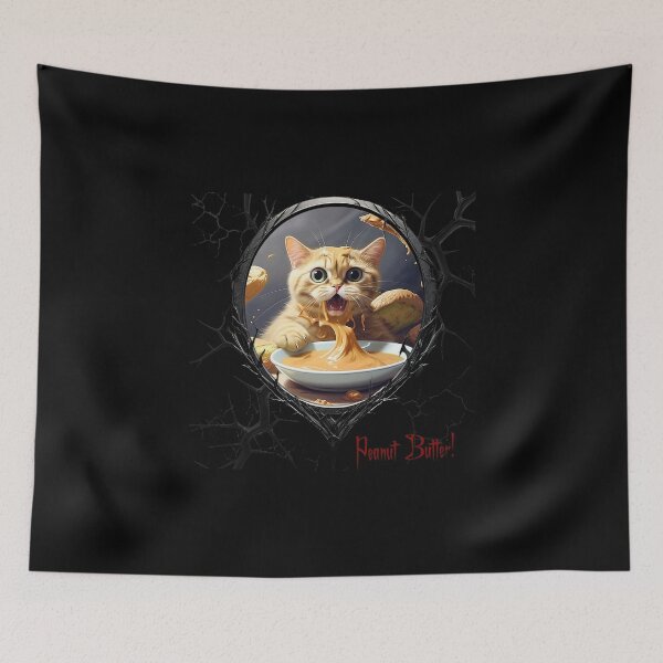 Item preview, Cats & Kittens Making A Huge Peanut Butter Mess designed and sold by FatCatStudios.