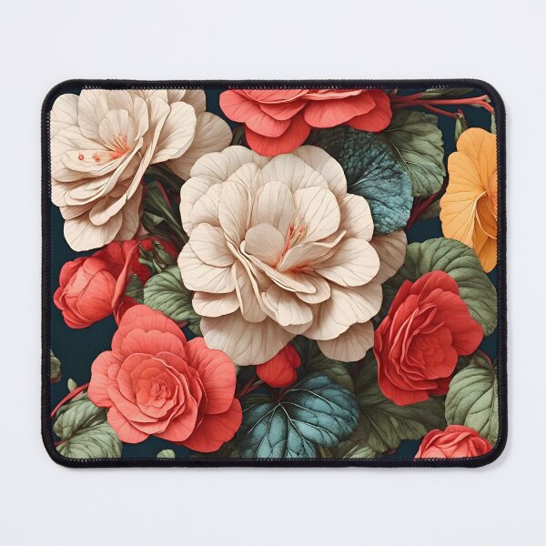 Item preview, seamless botanical flower digital art print  designed and sold by MDigitArtistry.