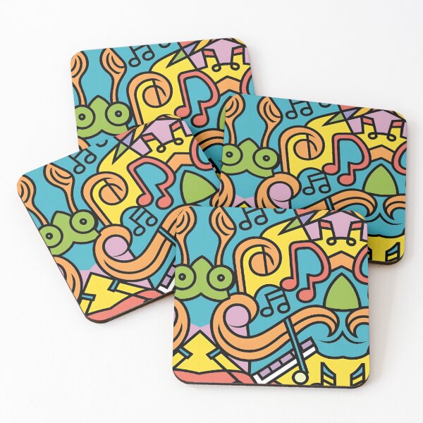 Item preview, Musical Doodle patterns  designed and sold by M0A0.