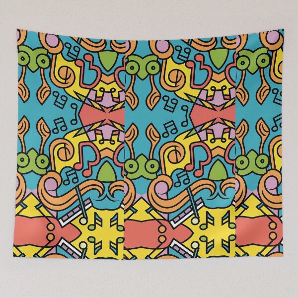 Item preview, Musical Doodle patterns  designed and sold by M0A0.
