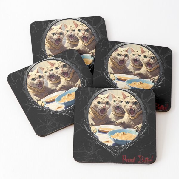 Item preview, Cats & Kittens Making A Huge Peanut Butter Mess designed and sold by FatCatStudios.