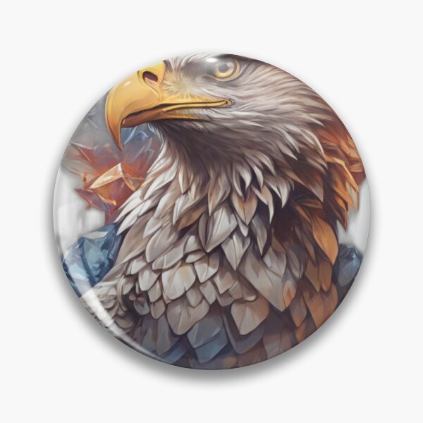 Item preview, Crystal Eagle Apparel: Unleash Your Strength in Flight designed and sold by Leo digital art.
