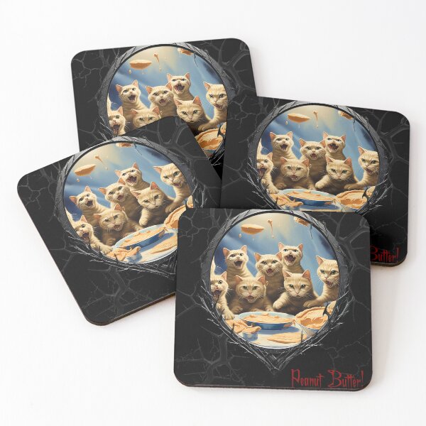 Item preview, Cats & Kittens Making A Huge Peanut Butter Mess designed and sold by FatCatStudios.