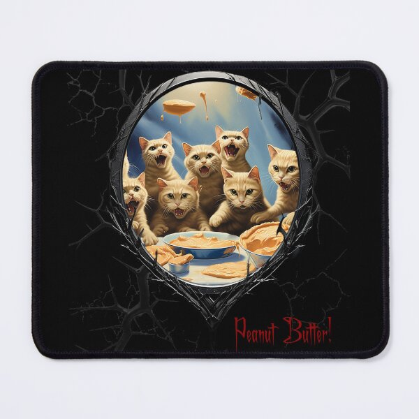 Item preview, Cats & Kittens Making A Huge Peanut Butter Mess designed and sold by FatCatStudios.