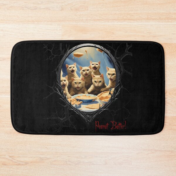 Item preview, Cats & Kittens Making A Huge Peanut Butter Mess designed and sold by FatCatStudios.