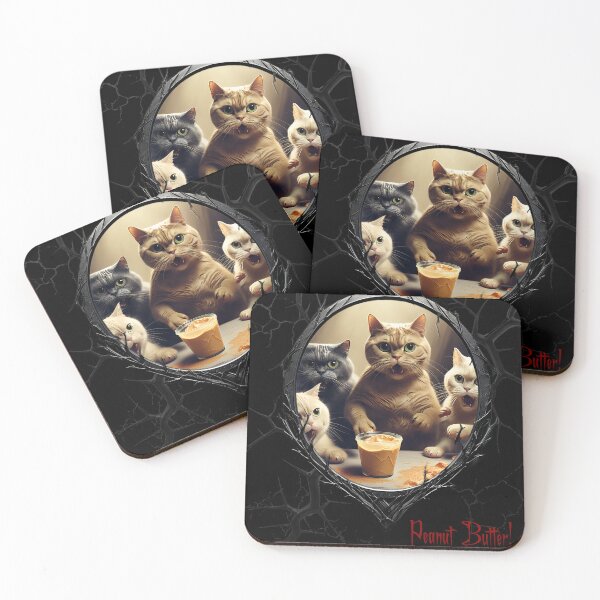 Item preview, Cats & Kittens Making A Huge Peanut Butter Mess designed and sold by FatCatStudios.