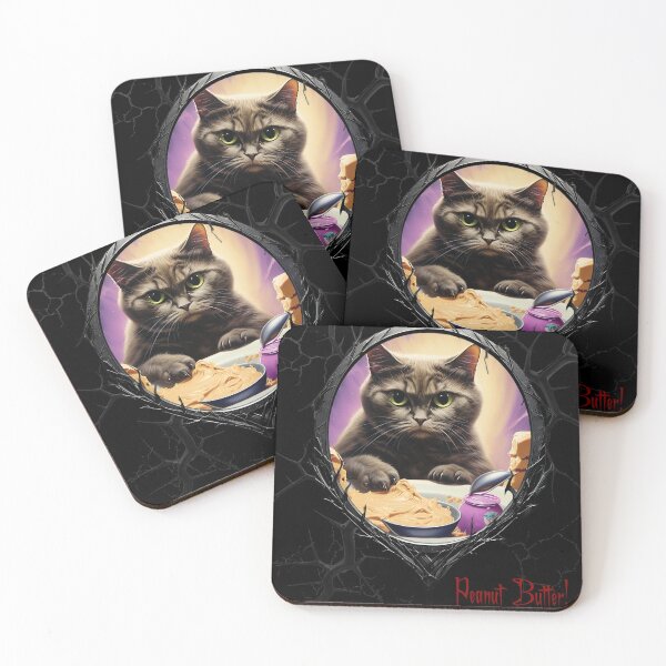 Item preview, Cats & Kittens Making A Huge Peanut Butter Mess designed and sold by FatCatStudios.