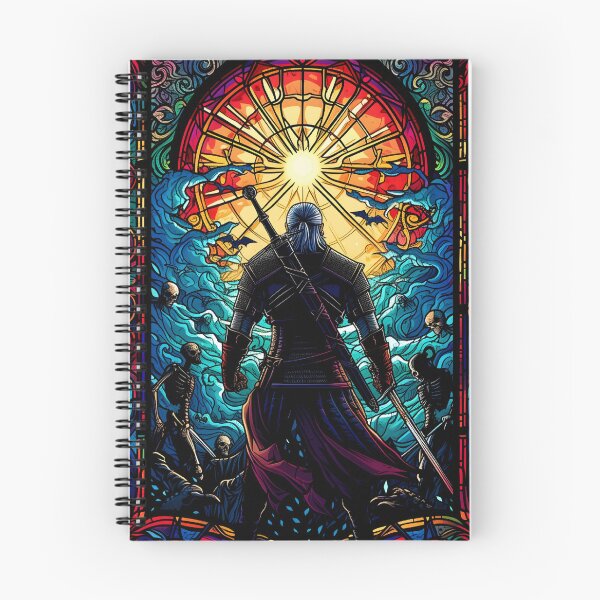 Item preview, Monster Hunter in Stained Glass - Witcher designed and sold by Fenay Designs.
