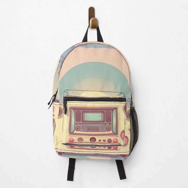 Item preview, Vintage Vibe Pastel Color Retro Radio Drawing designed and sold by thejoyker1986.