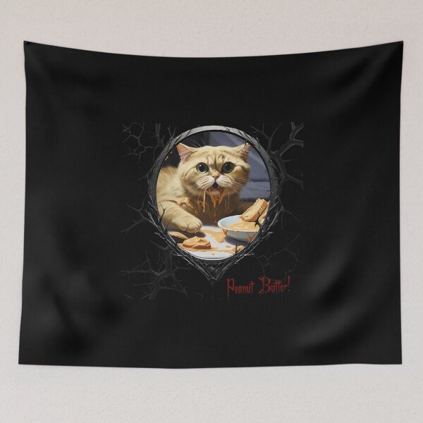 Item preview, Cats & Kittens Making A Huge Peanut Butter Mess designed and sold by FatCatStudios.