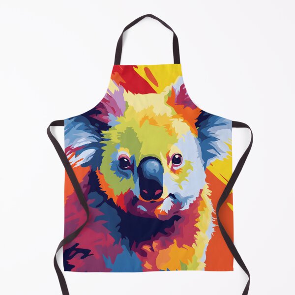 Artikelvorschau, Koala-Porträt. Tier bunt. Tierkissen. entworfen und verkauft von formform.