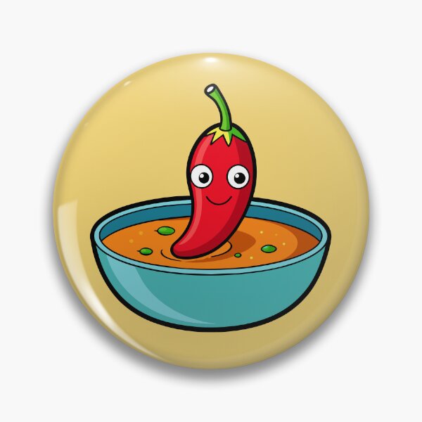 Item preview, Chili Pepper Swimming In the Chili Soup designed and sold by Lelijo.